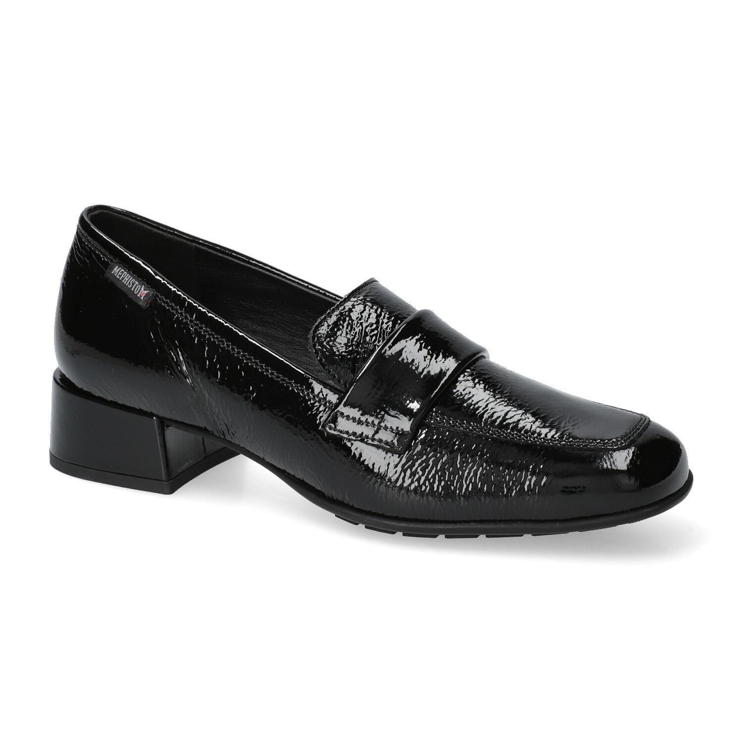 mocassins femme modèle Josephine noir - Mephisto